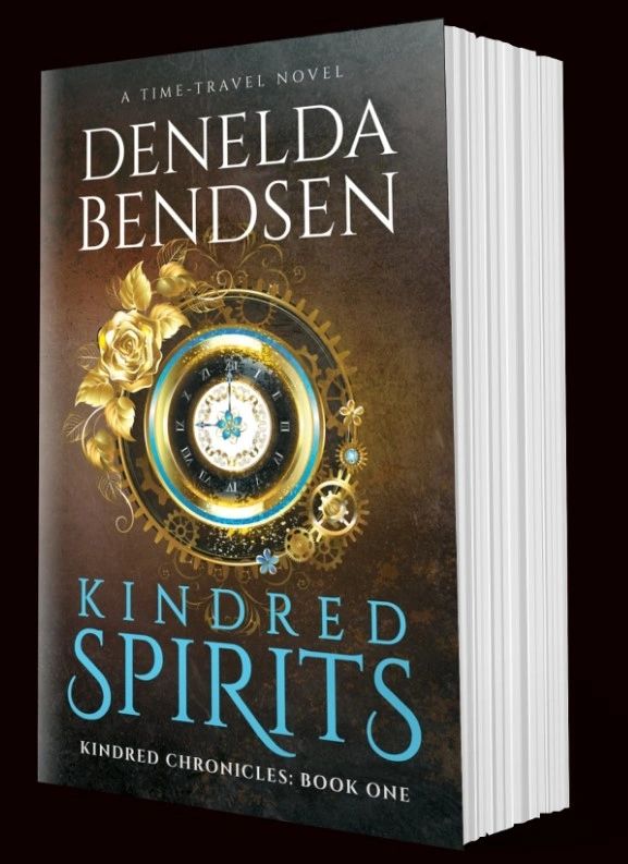 Cover of Kindred Spirits, Book One of the time-travel romance series, Kindred Chronicles.