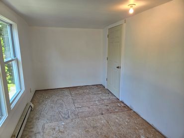 Interior room renovation in progress