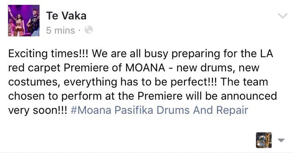 Te vaka moana drums