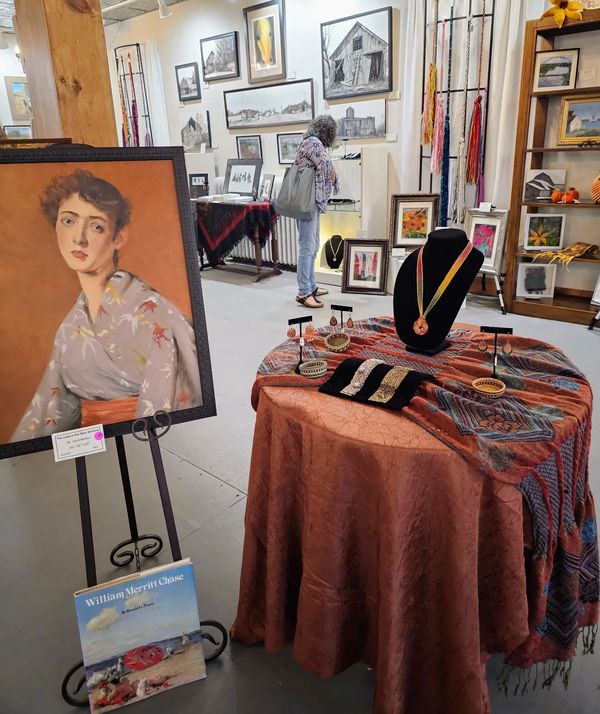 The Lady in the Blue Kimono - artist rendition:  Carol Backus