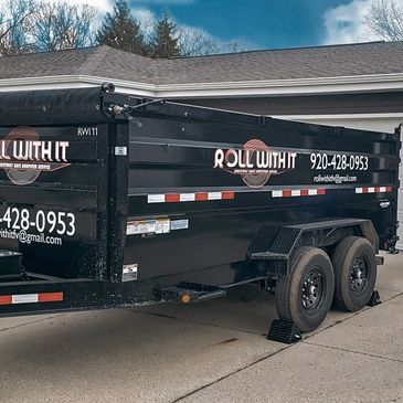 15 cubic yard driveway safe residential dumpster rental