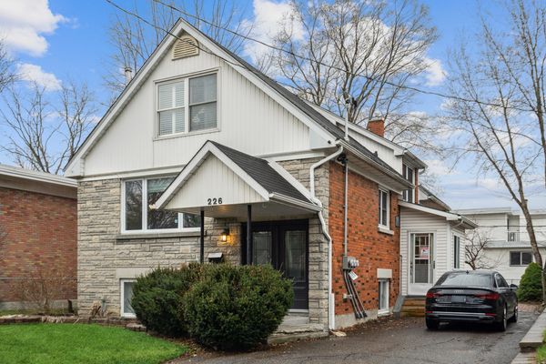 Duplex house with blue sky