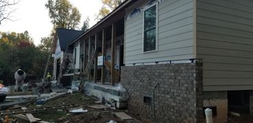 House undergoing construction