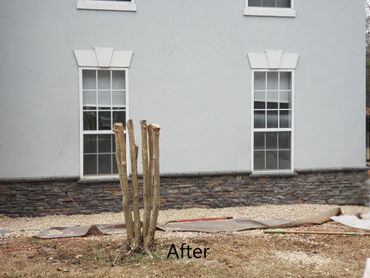 After of an exterior remodel