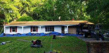 House undergoing remodeling