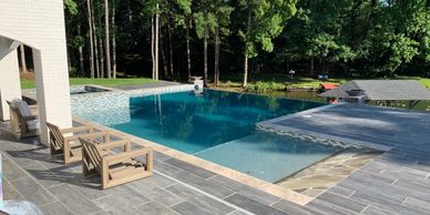In ground pool remodel