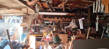 Before we clear out this garage