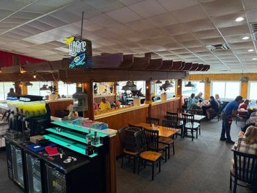 View of our dining area at No Way Jose On The Pier.