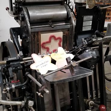 Letterpress die-cutting