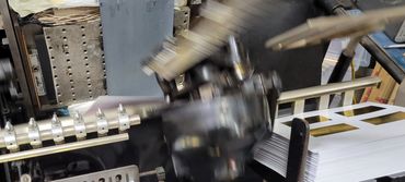 Gold foil stamped, business cards