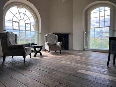 Armchairs in the library at 17nineteen, Sunderland