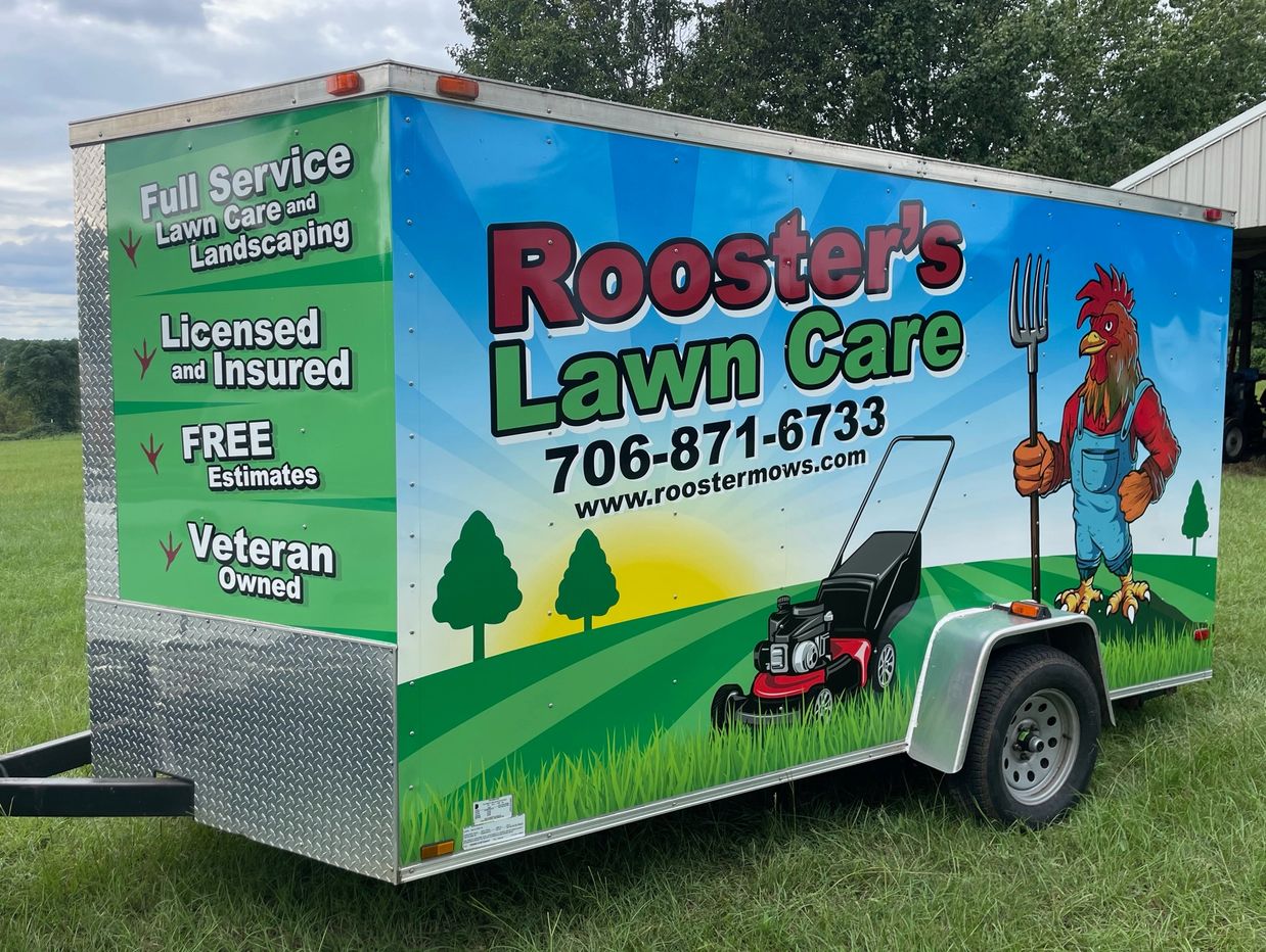 Rooster's Lawn Care Trailer