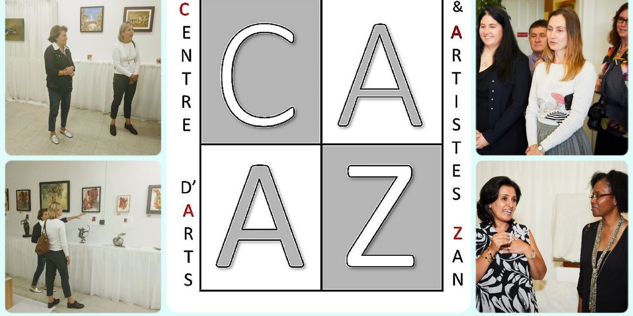 CAAZ vernissage de L’ombre à la lumière de l'artiste-peintre Magda Mikail et ses invités.