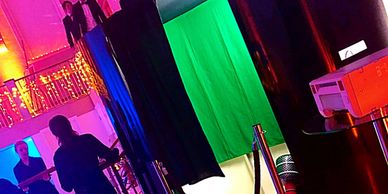 Black photobooth hire corporate Events