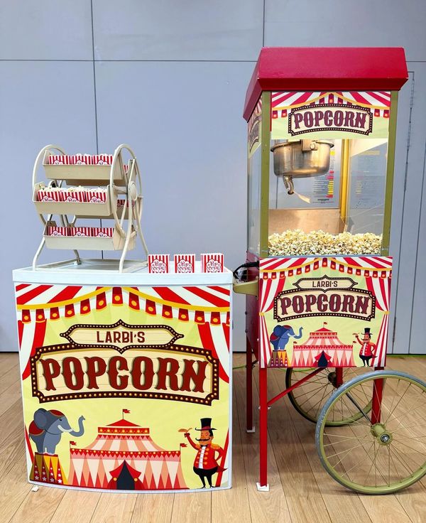 Circus party popcorn hire