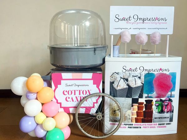 Cotton Candy Cart for Party Candy floss hire