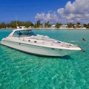 Cayman Private boat Charters Our 60' Sea Ray