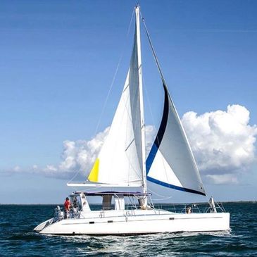 Cayman Private Charters Our 44' Voyage Catamaran
