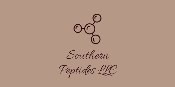 Logo of Southern Peptides LLC with a molecular structure icon.