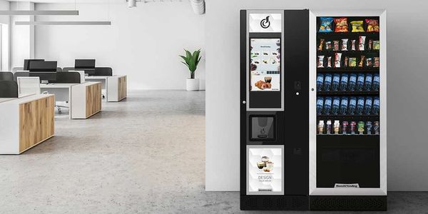 Macchine del caffè a capsule, distributori a gettoni.