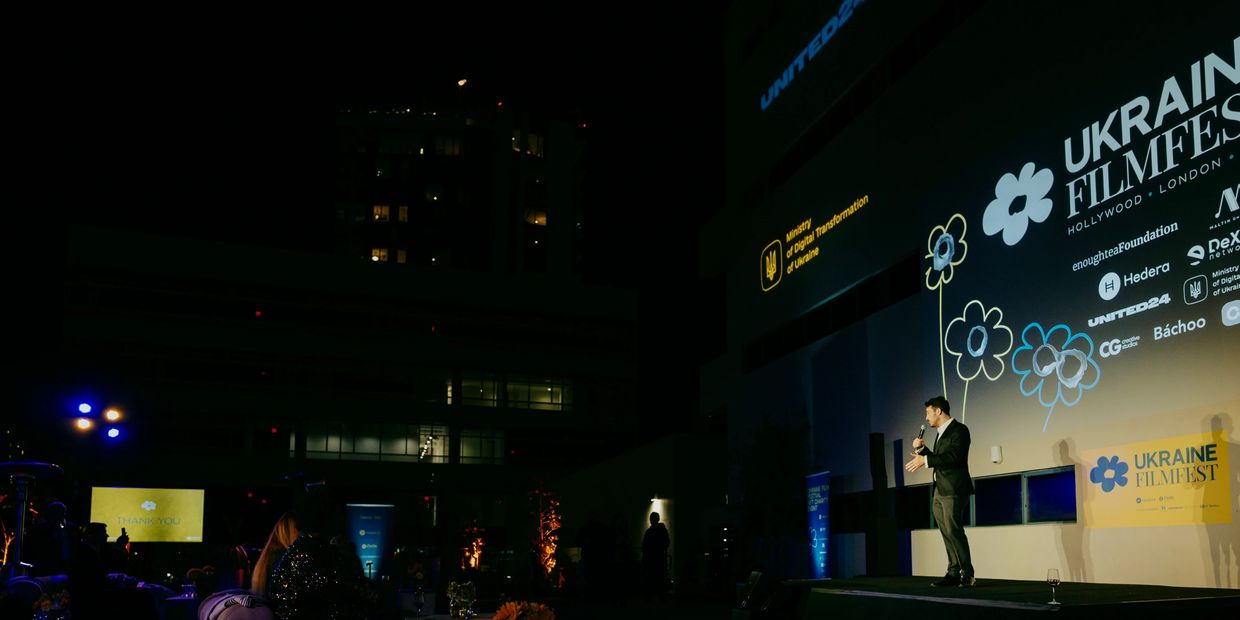 Max Lurya founded Ukraine FilmFest, a Hollywood event to raise awareness for Zelenskyy's UNITED24.