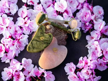 Five Senses Gua Sha and Jade Roller Set