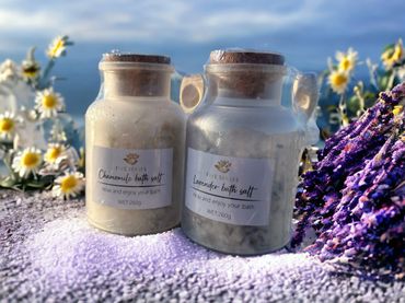 Five Senses Bath Salt- Lavender and Chamomile