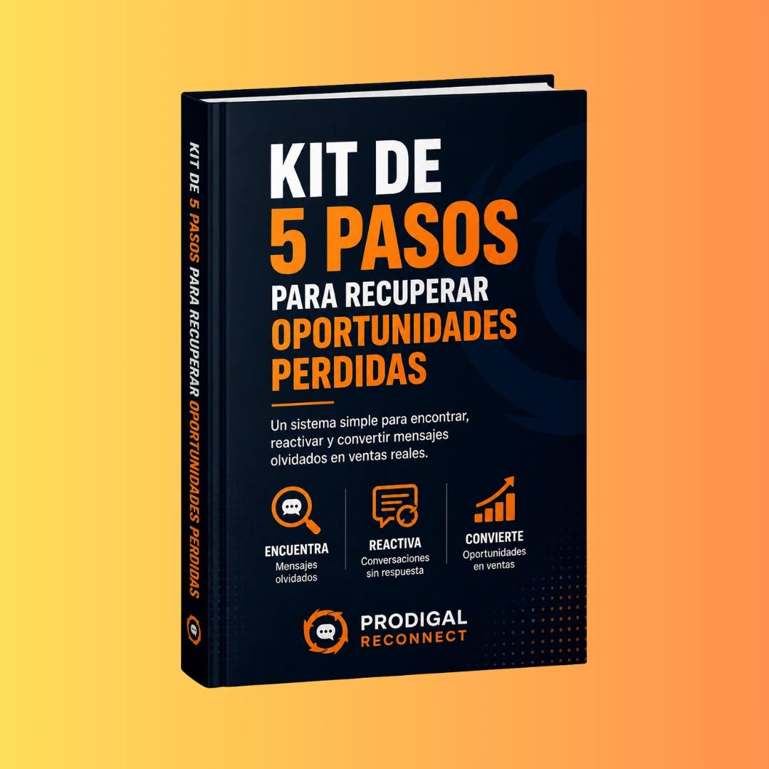 Kit de 5 pasos para recuperar oportunidades perdidas en ventas.