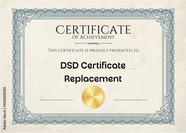 DSD Certificate Online Course For RN & LVN  Only $85