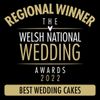 Tada Cakes by Jody - Regional Winner of The Welsh National Wedding Awards 2022