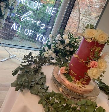 2 Tier Wedding Cake by Tada Cakes by Jody
