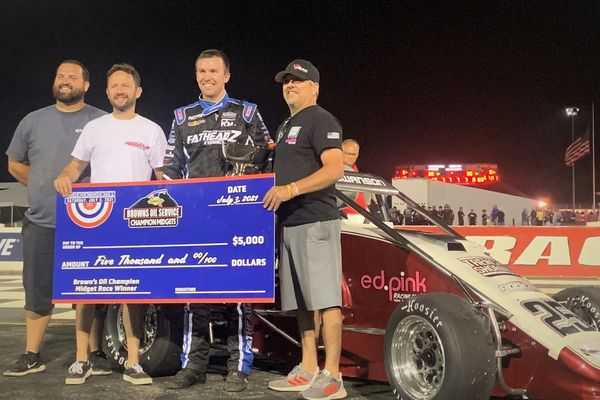 Kody Swanson & Rodela Fabrication Midget - SRX Showdown Winners