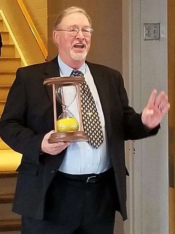 George Boase at the wedding of Michael and Kimberly Poirier, March 30th, 2019.