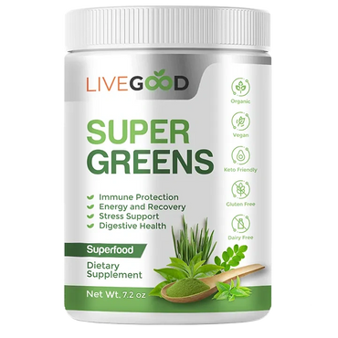 Organic Super Greens support digestion, immunity & energy with every nutrient-rich scoop! 🌱💪