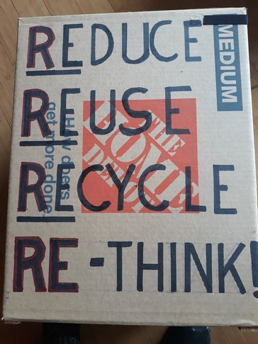 3 "R's" of Environment... 1st Earth Day 4/22/1970... The 4th "R" came to me     on   9/11/20