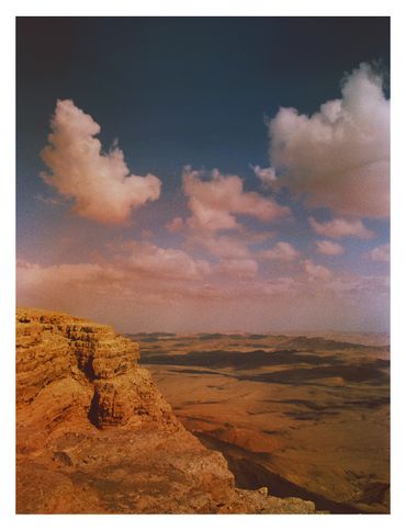 Ren Rox, photography, analogue, 35mm film, negev, landscape, travel, experimental, kodak, desert