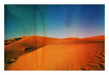 Ren Rox, photography, analogue, 35mm film, desert sahara, landscape, travel, experimental, fuji