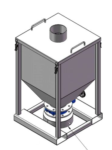 Aussie Hoppers dust collection hopper design