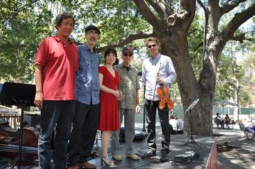 with Larry Chinn (Pianist at Stanford Jazz), John Wiitala (Bassist at Stanford Jazz), Vince Lateano