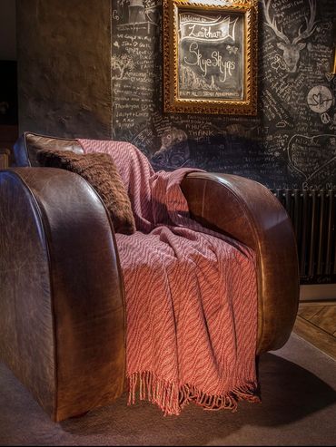 Boutique industrial apartment. Storr Apartmants. Storr Lochs. Photo credit: Skyeskyns.