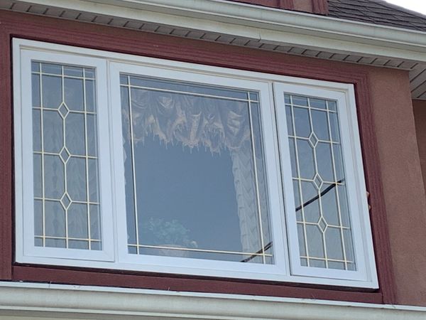 Casement window vinyl