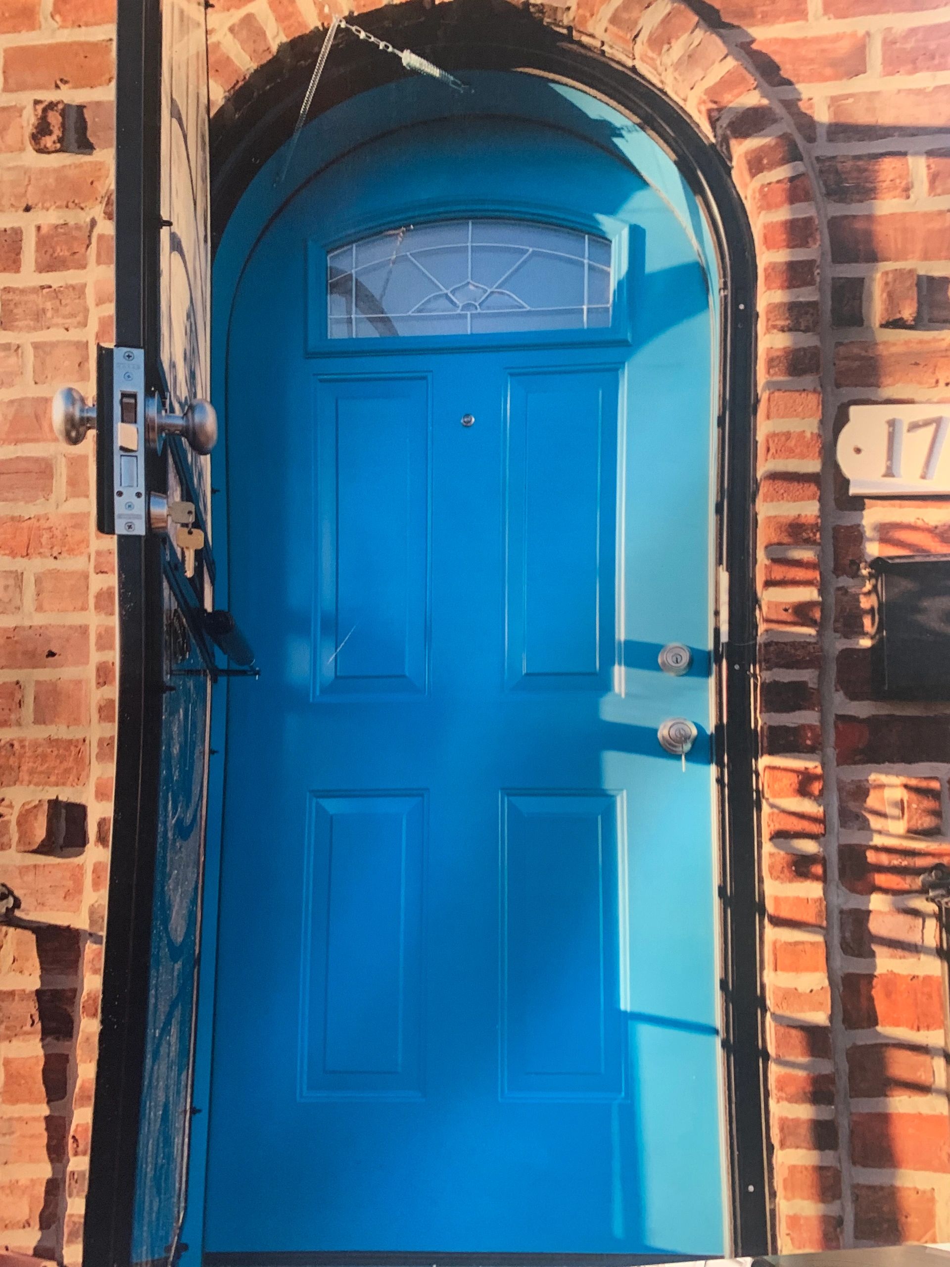 Arch top doors, round top doors, fiberglass doors, steel doors.