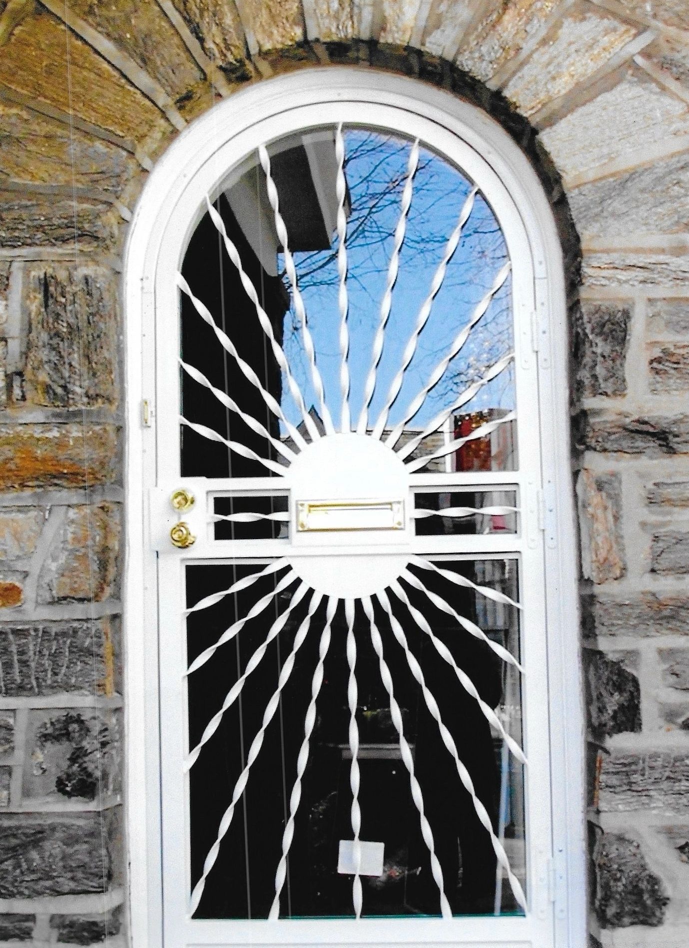 Arch top doors, round top doors, fiberglass doors, steel doors.