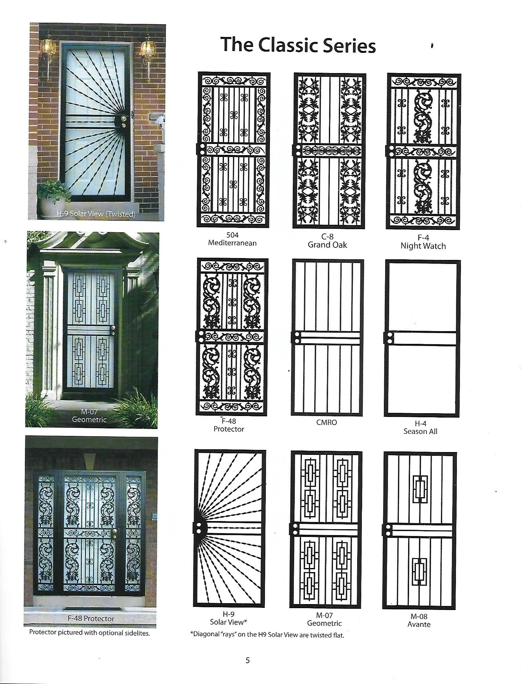 security doors, steel doors. storm security doors