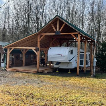 custom built carport for campers