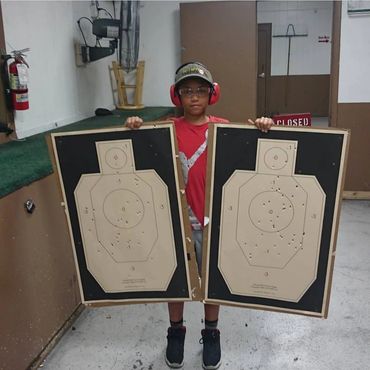 First day of firearms training for Skylar on this 12th birthday. Excellent job big guy!!!