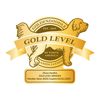 Goldendoodle Association of America Gold level testing badge.