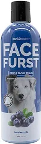 Face furst blueberry dog facial shampoo.