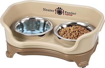 Neater Feeder mess-proof dog bowls.