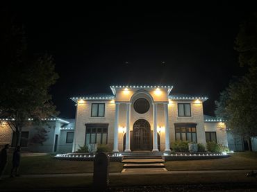 professional commercial Christmas Light installation